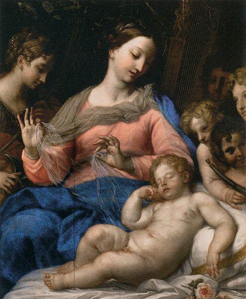 Carlo Maratta The Sleep of the Infant Jesus oil painting picture